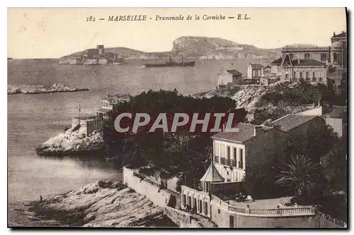 Cartes postales Marseille Promenade de la Corniche