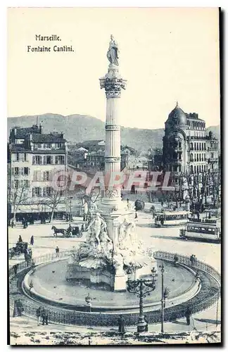 Cartes postales Marseille Fontaine Cantini