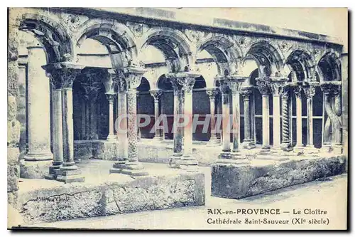 Ansichtskarte AK Aix en Provence le Cloitre Cathedrale Saint Sauveur XI siecle