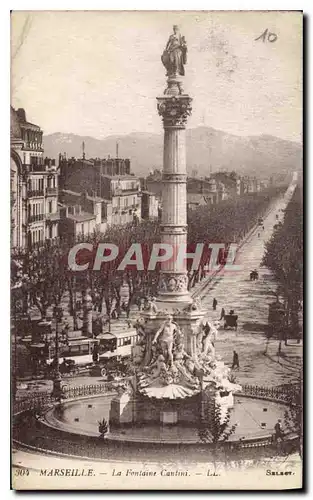 Cartes postales Marseille la Fontaine Cantini