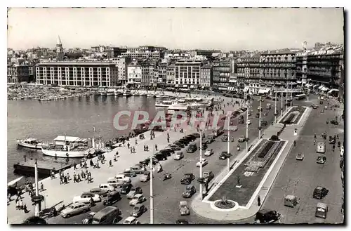 Ansichtskarte AK Le Carrefour du Monde Marseille Quai des belges et le Nouveau Jardin