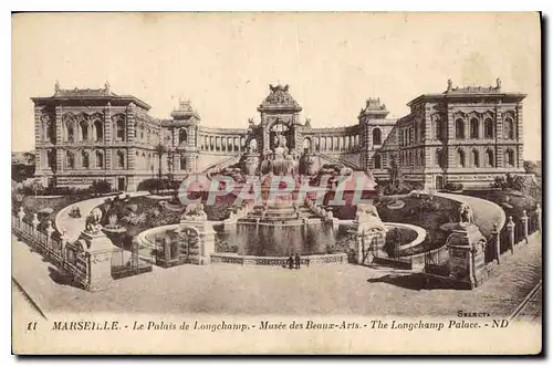 Cartes postales Marseille le Palais de Longchamp Musee des Beaux Arts