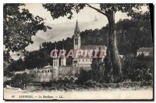 Cartes postales Lourdes la Basilique