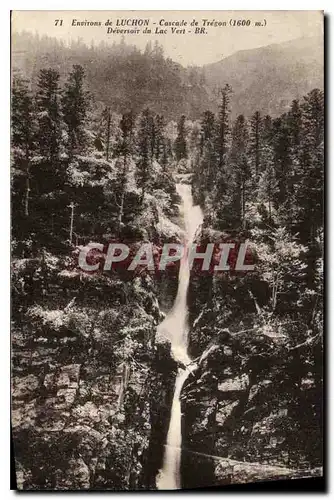 Ansichtskarte AK Environs de Luchon Cascade de Tregon Deversoir du Lac Vert