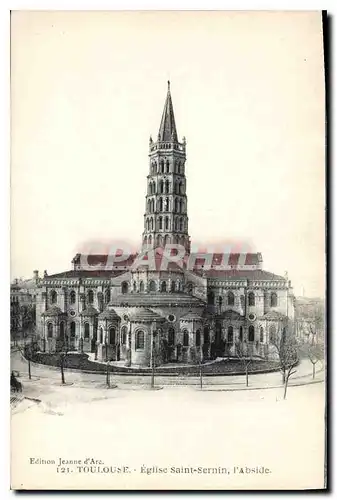 Cartes postales Toulouse Eglise Saint Sernin l'Abside