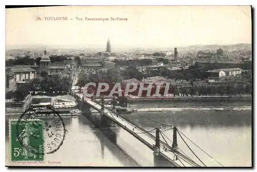 Cartes postales Toulouse vue panoramique St Pierre