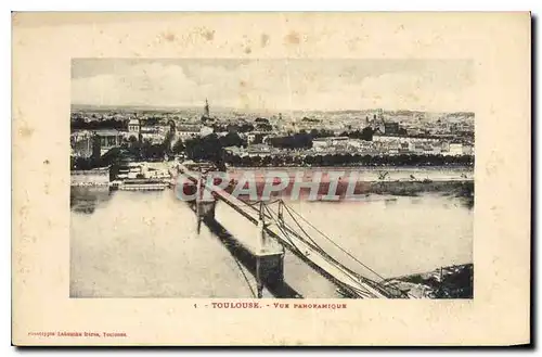 Cartes postales Toulouse vue panoramique