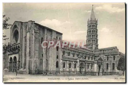 Cartes postales Toulouse l'eglise Saint Sernin