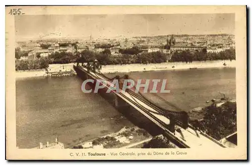 Ansichtskarte AK Toulouse vue generale prise du Dome de la Grave