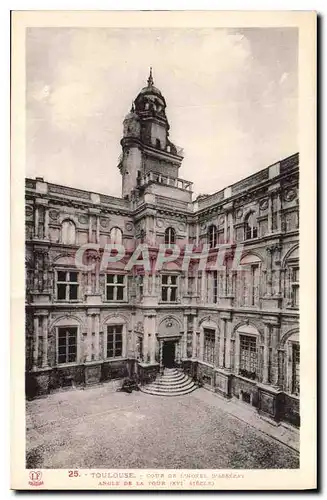 Ansichtskarte AK Toulouse Cour de l'Hotel d'Assezat Angle de la Tour XVI siecle