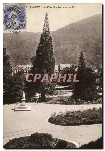 Ansichtskarte AK Luchon le Parc des Quinconces