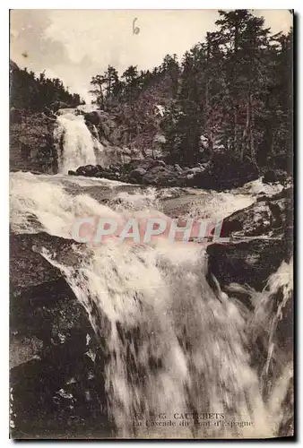 Cartes postales Cauterets la Cascade du Pont d'Espagne