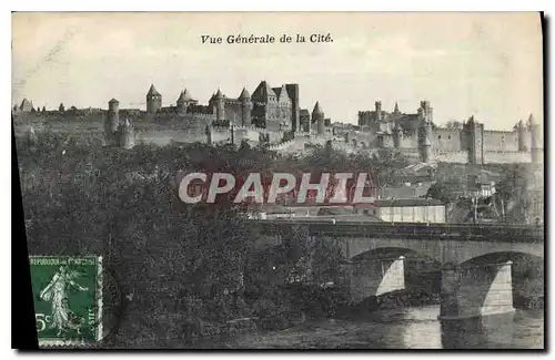 Cartes postales Vue generale de la Cite Carcassonne