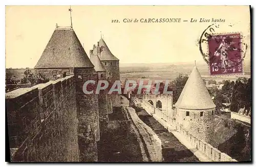 Cartes postales Cite de Carcassonne les Lices Hautes