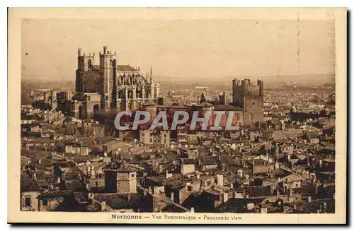 Ansichtskarte AK Narbonne vue panoramique