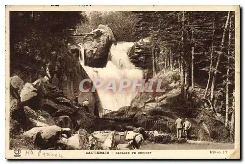 Cartes postales Cauterets cascade de Cerisey