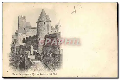 Cartes postales Cite de Carcassonne Tour de Justice