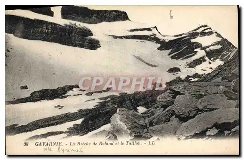 Ansichtskarte AK Gavarnie la Breche de Roland et Taillon