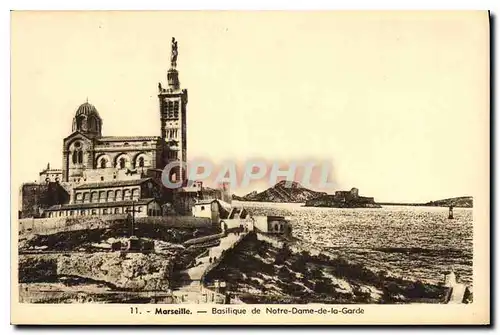 Cartes postales Marseille Basilique de Notre Dame de la Garde