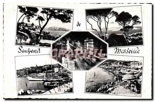 Cartes postales Le Littoral Mediterraneen Marseille Souvenir