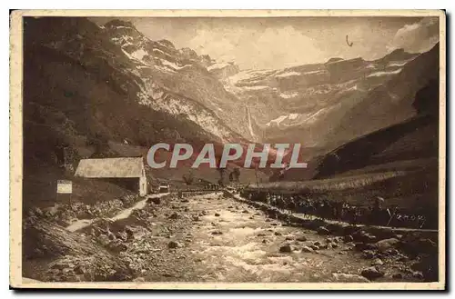 Cartes postales Gavarnie le Gave et le Cirque