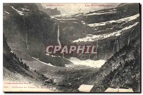 Cartes postales Les Hautes Pyrenees Interieur du Cirque de Gavarnie