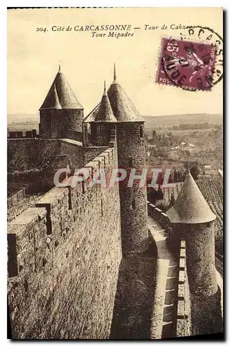 Cartes postales Cite de Carcassonne Tour de Cahu Tour Mipadre