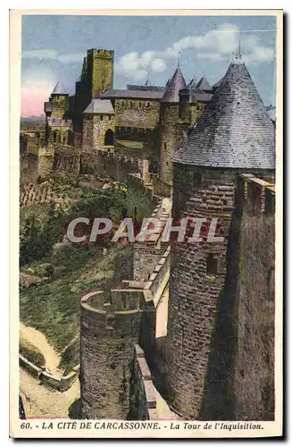 Cartes postales Cite de Carcassonne la Tour de l'Inquisition