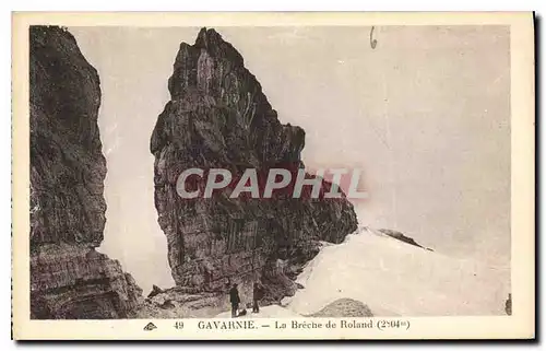 Cartes postales Gavarnie la Breche de Roland