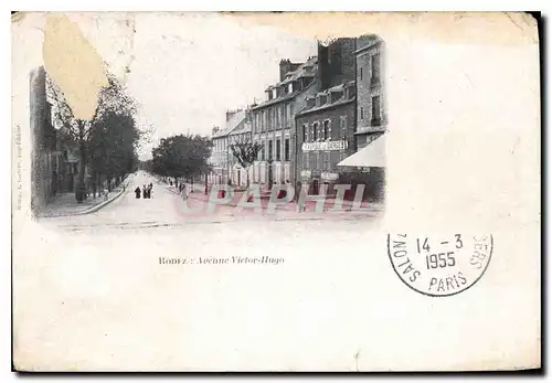 Cartes postales Rodez Avenue Victor Hugo
