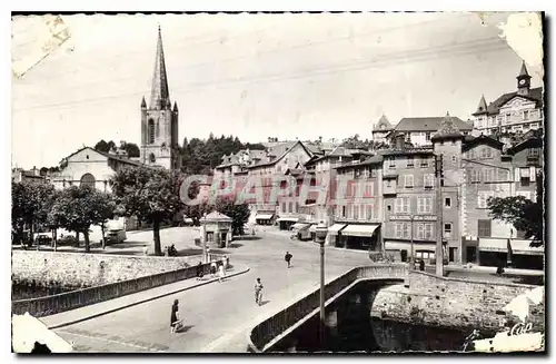 Ansichtskarte AK Tulle le pont de la Bascule et la Cathedrale