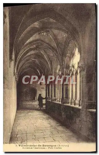 Cartes postales Villefranche de Rouergue Aveyron ancienne Chartreuse petit Cloitre