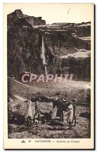 Ansichtskarte AK Gavarnie Arrivee au Cirque Cheval