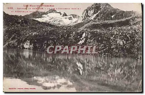 Cartes postales Les Hautes Pyrenees Environs de Bareges le Lac d'Escourous