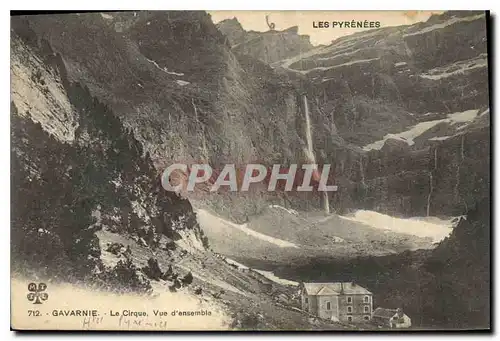 Cartes postales Gavarnie Le Cirque vue d'ensemble