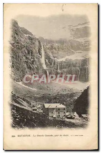 Cartes postales Gavarnie la grande cascade