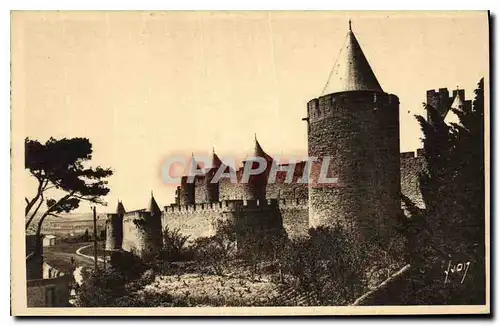 Ansichtskarte AK Carcassonne Aude vue generale de la Cite Cote Sud Ouest
