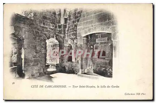 Cartes postales Cite de Carcassonne Tour Saint Nazaire la Salle des Gardes