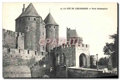 Cartes postales La Cite de Carcassonne Porte Narbonnaise