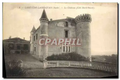Cartes postales Labecede Lauraguais Aude Le Chateau Cote Nord Ouest