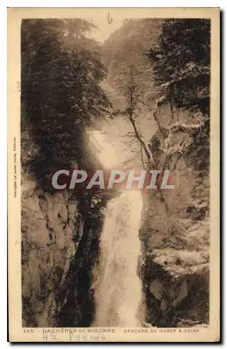 Cartes postales Bagneres de Bigorre Cascade de Garet a Gripp