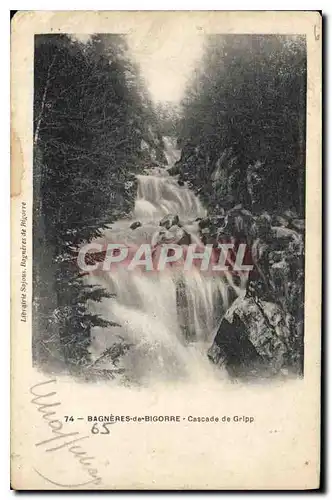 Cartes postales Bagneres de Bigorre Cascade de Gripp