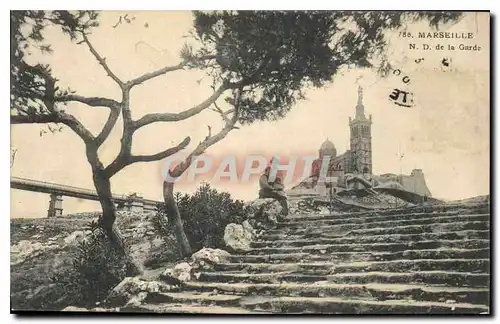 Cartes postales Marseille N D de la Garde