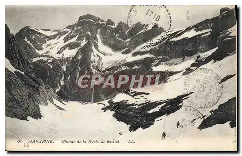 Cartes postales Gavarnie Chemin de la Breche de Roland