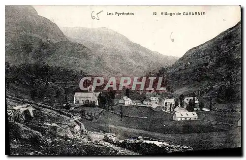 Cartes postales Les Pyrenees Village de Gavarnie