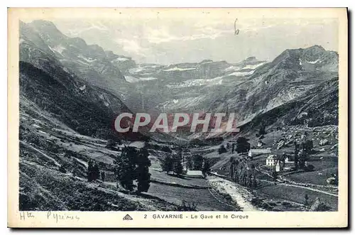 Cartes postales Gavarnie Le Gave et le Cirque