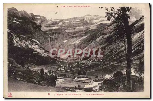 Cartes postales Cirque de Gavarnie vue d'ensemble