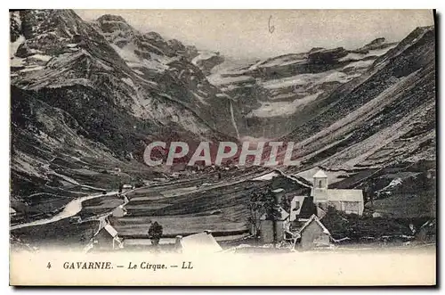 Cartes postales Gavarnie Le Cirque