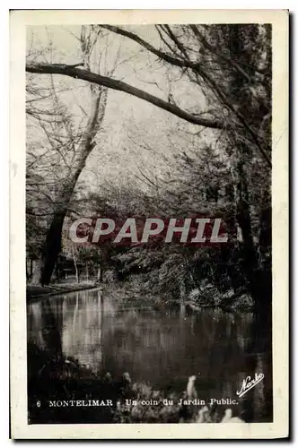 Cartes postales Montelimar un coin du Jardin Public