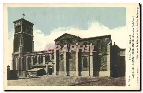 Cartes postales Valence Drome Cathedrale Saint Apollinaire Ensemble Sud Ouest